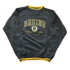 Pullover Bruins National Hookey League NHL Logo Athletic L Large Vintage grigio - Imagen 1 de 8