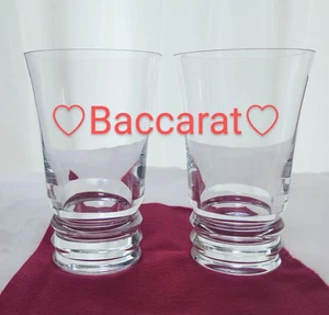 Juego de 2 pares de vidrio Baccarat Vega Highball cristal de roca - Imagen 1 de 8