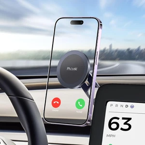 Supporto Telefono per Tesla Magsafe-Compatibile Auto Forte Supporto Magnetico Pieghevole per - Foto 1 di 7