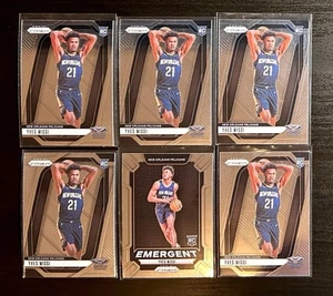 Yves Missi 2024-25 Panini Prizm #233 + Emergent Rookie RC Lot (6) Pelicans NBA - Bild 1 von 2