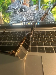 Beeline Sonnenbrille RN131011 braun weiß Schildpatt rund Kunststoff Metallgestell - Bild 1 von 5