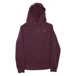 CARHARTT Felpa con cappuccio donna viola M - Foto 1 di 6