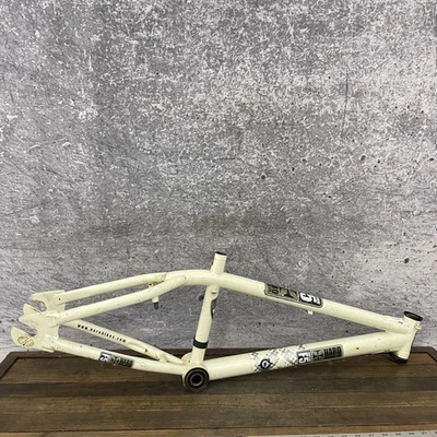 Cuadro de bicicleta BMX Haro F5 21 pulgadas tubo superior 4130 cromo 14 mm blanco función 20 pulgadas Foto 1 de 4