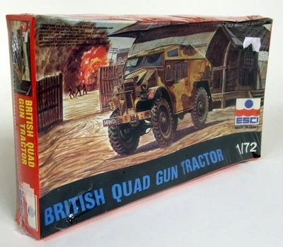 Esci 1/72 8042 British Quad Gun Tractor Plastic Model Military Kit - Image 1 of 2
