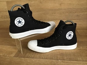 Converse Chuck Taylor II Hi Lunarlon Black Men's -150143C UK 8 - US 8 - EU 41.5 - Picture 1 of 13