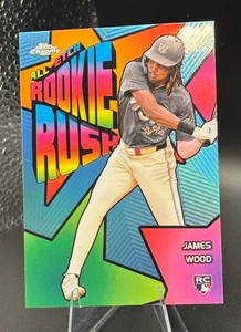 2025 Topps Chrome Baseball All Etch Rookie Rush Wsh Nationals James Wood #CERR-7 - Bild 1 von 2