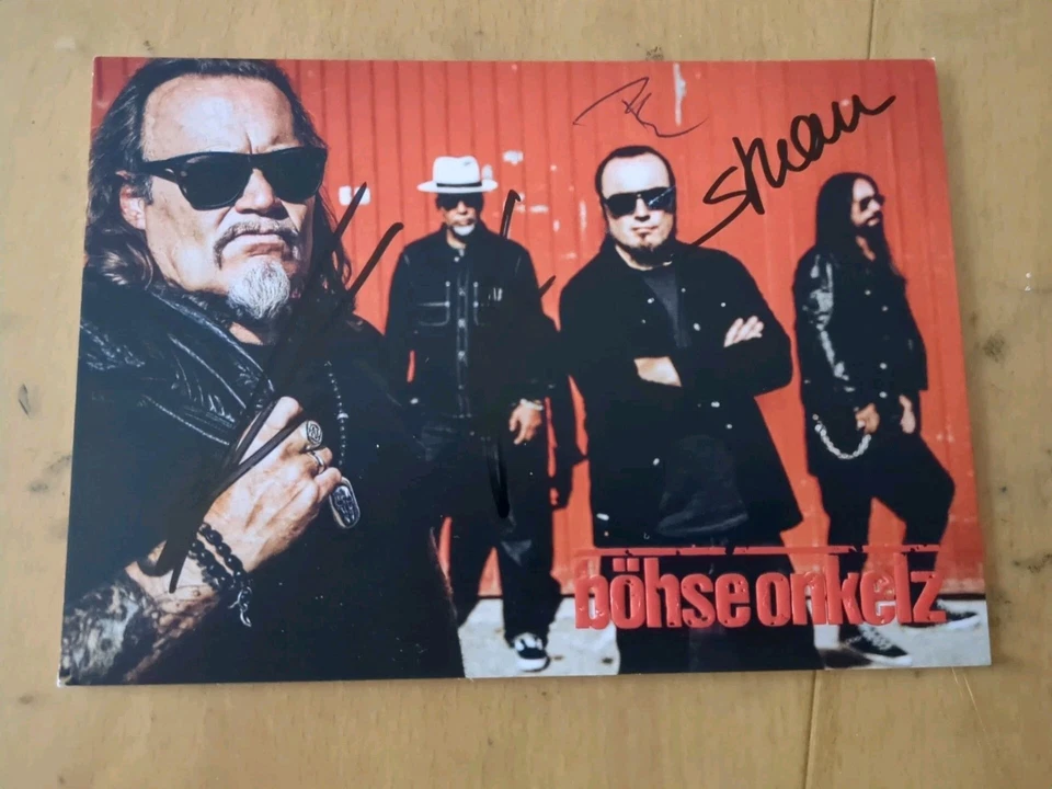 Böhse Onkelz. Orginales Autogramm. Musik. Rock. Gruppe. Neu. Band. 2025.  - Bild 1 von 2