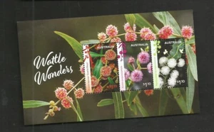2021 WATTLE WONDERS MINI SHEET M.N.H. - Picture 1 of 1