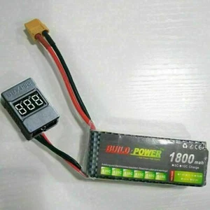 Lipo Battery Low Voltage Tester BBX1-8S Buzzer Alarm LED Indicator Checker Power - Picture 1 of 11
