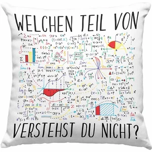 Trendation - Lustige Kissen Geschenk Welchen Tell Von Verstehst du Nicht Mathema - Bild 1 von 29