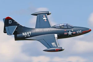 RC Airplane Aircraft Fighter Warbird Freewing F9F Panther 70mm EDF Jet ARF PLUS - Picture 1 of 7
