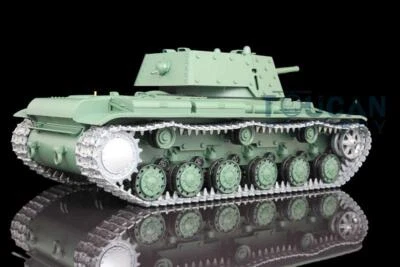 2.4G Henglong 1/16 Scale 7.0 Upgraded Soviet KV-1 RTR RC Tank 3878 Metal Tracks - Bild 1 von 4