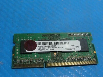 Dell Latitude 14" E6420 SO-DIMM RAM Memory 2GB PC3-10600S MT8JSF25664HZ-1G4D1 - Image 1 of 3