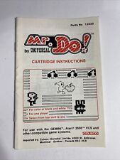 Colecovision Mr. Do! Instruction Manual