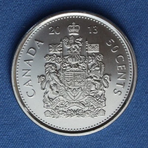 Canada 2013 Half Dollar (50 Cents) from a Mint Roll - Picture 1 of 2
