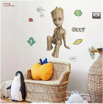 Marvel Guardianes de la Galaxia Baby Groot Pared VINILO 3D INTERACTIVO FATHEAD LIKE Foto 1 de 4