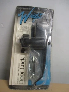 Wright Storm and Screen Door Lock – Black, Inside Lock - Picture 1 of 5