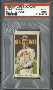 1909 E91-B American Caramel Harry Keause