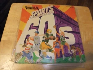 VTG SPORTS HIGHLIGHTS OF THE 1960'S BY CURT GOWDY VINYL LP BASEBALL HOCKEY VG - Imagen 1 de 6