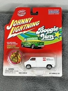 Johnny Lightning Boogie Vans 1977 Dodge D-150 Dodge Teile und Service 2002 Van - Bild 1 von 14