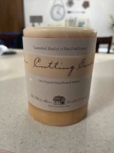 White Barn Bath Body Works Cutting Garden One Wick Pillar Candle Vintage 4”x5” - Picture 1 of 5