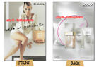 Chanel Fragrance 2 Page Magazine Print Ad 2004 Kate Moss Crossed Legs Thighs
