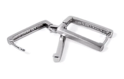 Minott Orecchini Da Donna Creole In Argento Rodio 925/- 4,0g 17978 - Immagine 1 di 4