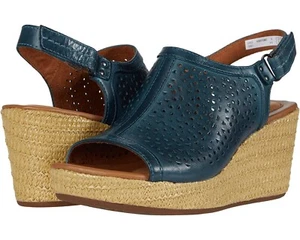 Cobb Hill Women's Erika Slingback Wedge Sandal, CH9220, Blue ( 7 M ) - Picture 1 of 7