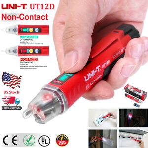 UNI-T 90-1000V LED Light Non-Contact Tester Pen AC Electrical Voltage Detector