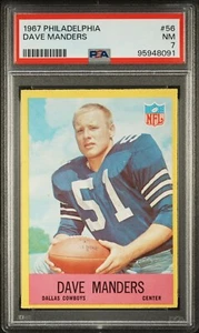 1967 Philadelphia PSA 7 Dave Manders #56 Freshly Graded! - Bild 1 von 2