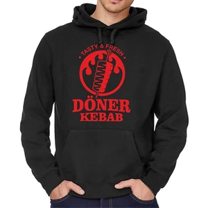 Döner Kebab Doner Fastfood Imbiss Turkish Shawarma Grill Kapuzenpullover Hoodie - Bild 1 von 1