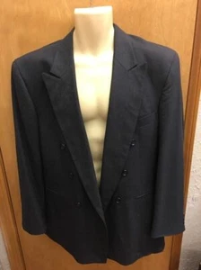 John Henry Size 41R Men's Suit Two Piece Blazer And Pants a408 - Picture 1 of 12