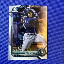 HARRY FORD 2022 Bowman Chrome  #BCP-189 Mojo Refractor Seattle Mariners 
