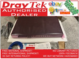 BOXED DrayTek Vigor 3912 12.5Gb SSL VPN Security Firewall Router Multi WAN 3910 - Picture 1 of 6