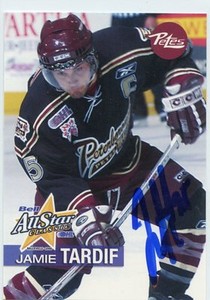 JAMIE TARDIF AUTOGRAPH AUTO 05-06 PETERBOROUGH PETES #25 *33710
