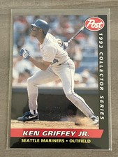 Ken Griffey Jr 1993 Post Collector Series Promo Card. Seattle Mariners