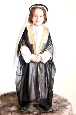 Kids Bisht Arabic Dress Cloak Islamic boys Sheik Imam  Hight quality(Robe Only) - Image 1 of 4
