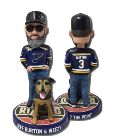 St Louis Blues SGA - Jeff Burton Bobblehead - 1/24 Rizzuto Theme Night Cover
