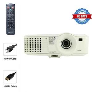 2500 ANSI DLP Projector Digital 3D Portable LAN for Movie Lovers Home Cinema TV - Picture 1 of 6