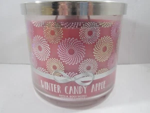 Bath & Body Works 3-wick 14.5 oz Candle Winter Candy Apple - Picture 1 of 6