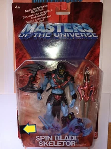 HOJA GIRATORIA SKELETOR MOTU 200X MAESTROS DEL UNIVERSO MATTEL SELLADA SIN USAR, EN CAJA - Imagen 1 de 4
