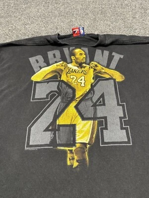NBA Majestic Black Mamba Kobe Bryant Shirt Men XL Black Short Sleeve Vintage - Image 1 of 4