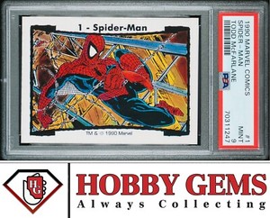 SPIDER-MAN PSA 9 1990 Marvel Comic Images Todd McFarlane #1