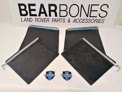 Land Rover Series 2, 2A, 3 88"  set Front & Rear Mud Flaps 320590 & 320601 - Image 1 of 2
