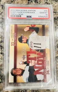 Shohei Ohtani 2013 BBM Rookie Edition “Then & Now” RC #90 PSA 10 - Picture 1 of 2