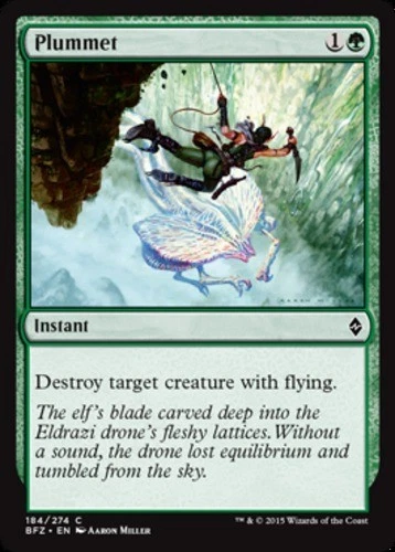 x1 Plummet - Battle for Zendikar - NM - MTG - Image 1 of 1