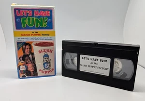 RARE Let’s Have Fun At The Slush Puppie Factory VHS 1996 TESTED! SEE DESC. - Picture 1 of 20