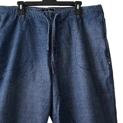 Pantalones Cortos de Jean Sean John Para Hombres Talla 40 Azul Lavado Denim Calce Suelto Pierna Ancha Ropa de Calle Foto 1 de 4
