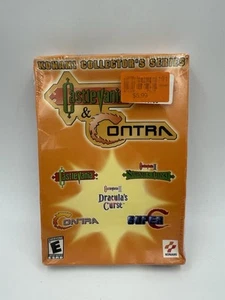 KONAMI COLLECTOR'S SERIES CASTLEVANIA & CONTRA (PC, 2002) CIB AND SEALED - Picture 1 of 3