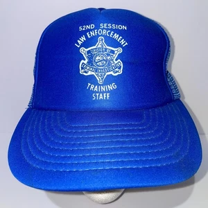 Truckermütze Abteilung Kriminalpolizei Ausbildung Personal Vintage blau - Bild 1 von 6